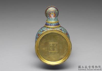 图片[2]-Cloisonne Bumpa vase, produced by imperial workshop, Qianlong reign (1736-1795), Qing dynasty-China Archive